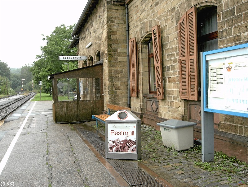 Bahn 133.jpg - Bahnhof Hoffenheim vor der Modernisierung als zukünftiger S-Bahn Haltepunkt.